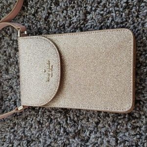 Kate Spade New York Tinsel North South Flap Phone Crossbody